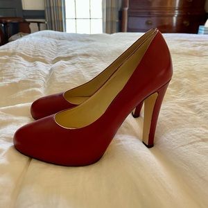 Red pumps from Nine West (Brielyn) - 4 inch heel
